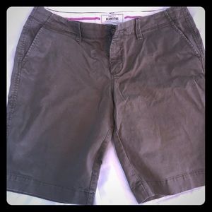 Brownish/khaki bermuda shorts. Size 10.